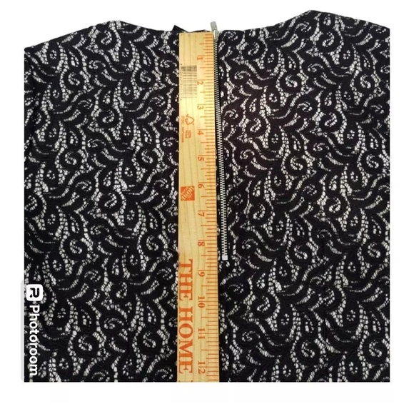 J Crew Black Lace Peplum Top Small - Picture 7 of 16